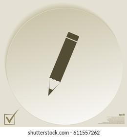 Pencil vector icon