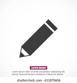 Pencil vector icon