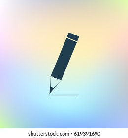 Pencil vector icon