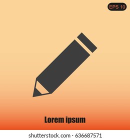Pencil vector icon