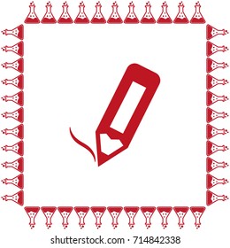 pencil vector icon
