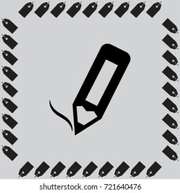 pencil vector icon