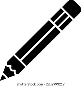 Pencil vector icon. Can be used for printing, mobile and web applications.