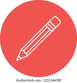 Pencil vector icon. Can be used for printing, mobile and web applications.