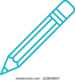 Pencil vector icon. Can be used for printing, mobile and web applications.