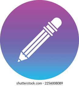 Icono del vector del lápiz. Se puede usar para imprimir, móviles y aplicaciones web.