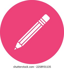 Icono del vector del lápiz. Se puede usar para imprimir, móviles y aplicaciones web.