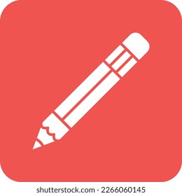 Icono del vector del lápiz. Se puede usar para imprimir, móviles y aplicaciones web.