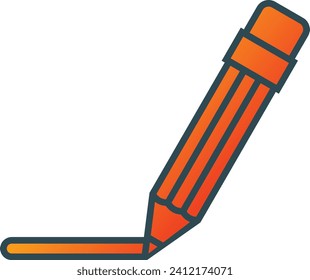 Bleistift-Vektorsymbol. Kann für Druck-, Mobil- und Web-Anwendungen verwendet werden.