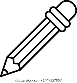 Pencil vector icon. Can be used for printing, mobile and web applications.