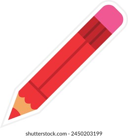 Pencil vector icon. Can be used for printing, mobile and web applications.