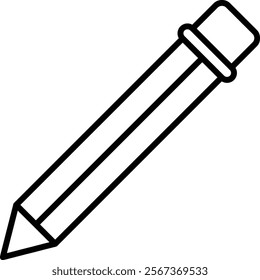 Pencil vector icon. Can be used for printing, mobile and web applications.