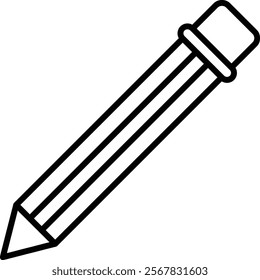 Pencil vector icon. Can be used for printing, mobile and web applications.