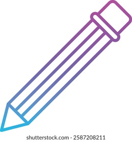 Pencil vector icon. Can be used for printing, mobile and web applications.