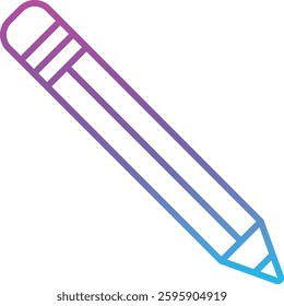 Pencil vector icon. Can be used for printing, mobile and web applications.