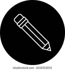 Pencil vector icon. Can be used for printing, mobile and web applications.