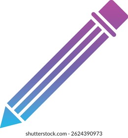 Pencil vector icon. Can be used for printing, mobile and web applications.