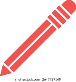 Pencil vector icon. Can be used for printing, mobile and web applications.
