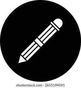 Icono de Vector de lápiz. Se puede utilizar para aplicaciones de impresión, móviles y de Web.