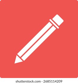 Icono de Vector de lápiz. Se puede utilizar para aplicaciones de impresión, móviles y de Web.