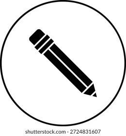 Icono de Vector de lápiz. Se puede utilizar para aplicaciones de impresión, móviles y de Web.