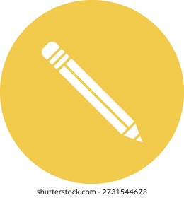 Icono de Vector de lápiz. Se puede utilizar para aplicaciones de impresión, móviles y de Web.