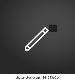 Pencil vector icon. Pencil concept stroke symbol design. Thin graphic elements vector illustration, outline pattern for your web site design, logo, UI. EPS 10.
