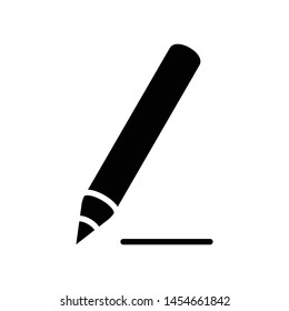 Pencil Vector Icon Design Template