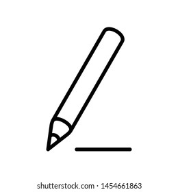 Pencil Vector Icon Design Template
