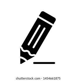 Pencil Vector Icon Design Template