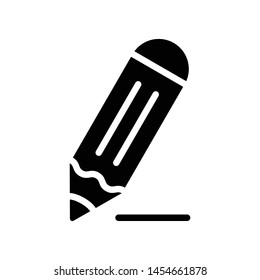 Pencil Vector Icon Design Template