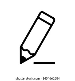 Pencil Vector Icon Design Template