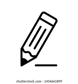 Pencil Vector Icon Design Template
