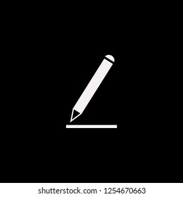 Pencil vector icon. flat Pencil design. Pencil illustration for graphic 