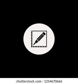 Pencil vector icon. flat Pencil design. Pencil illustration for graphic 