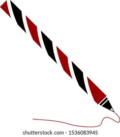 pencil vector icon illustration sign