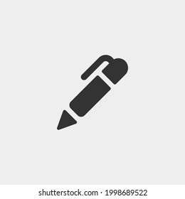 pencil  vector  icon illustration sign 