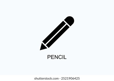 Pencil Vector Icon Or Logo Illustration