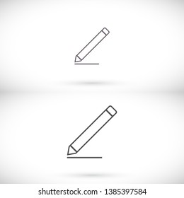 pencil  Vector icon . Lorem Ipsum Illustration design