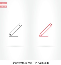 pencil Vector icon . Lorem Ipsum Illustration design