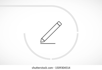 pencil Vector icon . Lorem Ipsum Illustration design