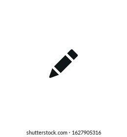 pencil vector icon on white background