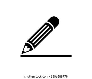 pencil vector icon template
