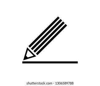 pencil vector icon template