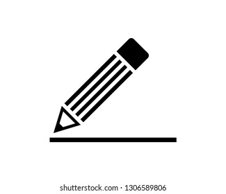 pencil vector icon template