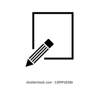 pencil vector icon template