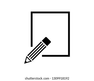 pencil vector icon template