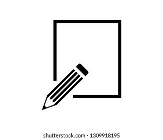 pencil vector icon template
