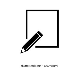 pencil vector icon template