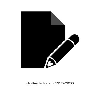 pencil vector icon template